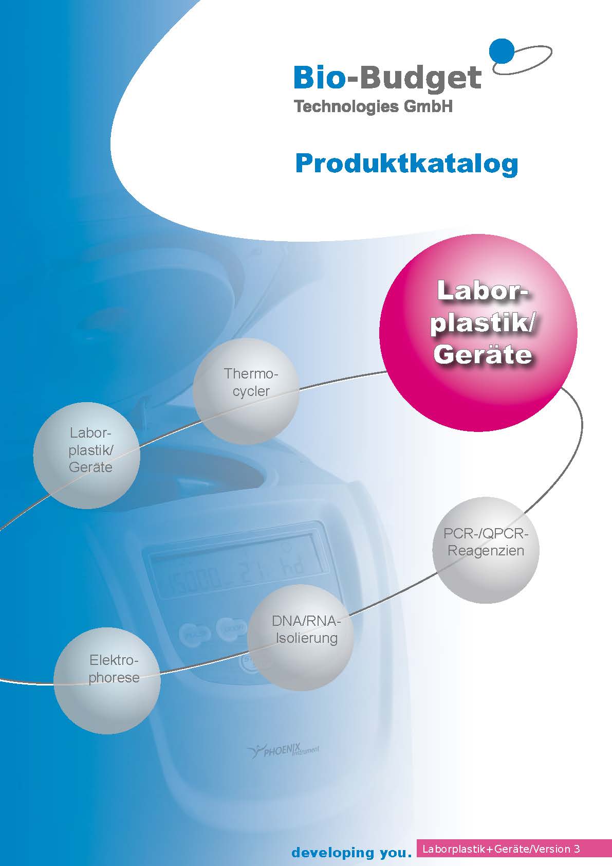 Bild Katalog Laborplastik Geräte