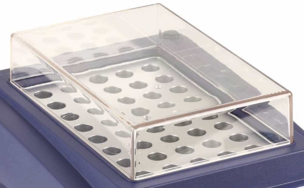 Bild 1 von Wechselblock  für Blockthermostat HB-100  / (Anzahl Bohrungen ) je 18 Bohrungen für 0,2 + 0,5 + 1,5/2 ml Tubes