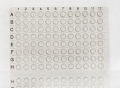 96-Well PCR-Platten<br> perforiert <br>schwarze A/N-Matrix