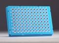 FRAMESTAR® <br>96-Well PCR-Platten <br>mit Rahmen blau